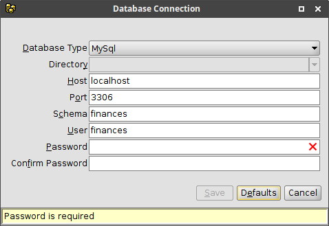 MySql Configuration